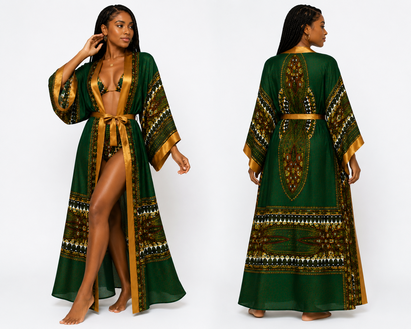 The Afro Beach Kimono